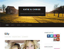 Tablet Screenshot of katieandchrise.com